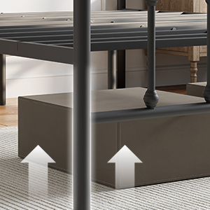 product in stock twin size metal bed steel single bed metal complete platform bed-1