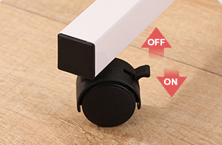 living room sofa side laptop table removable wooden top height adjustable bedside computer desk with wheels-0