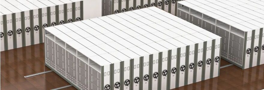 Compact movable shelf