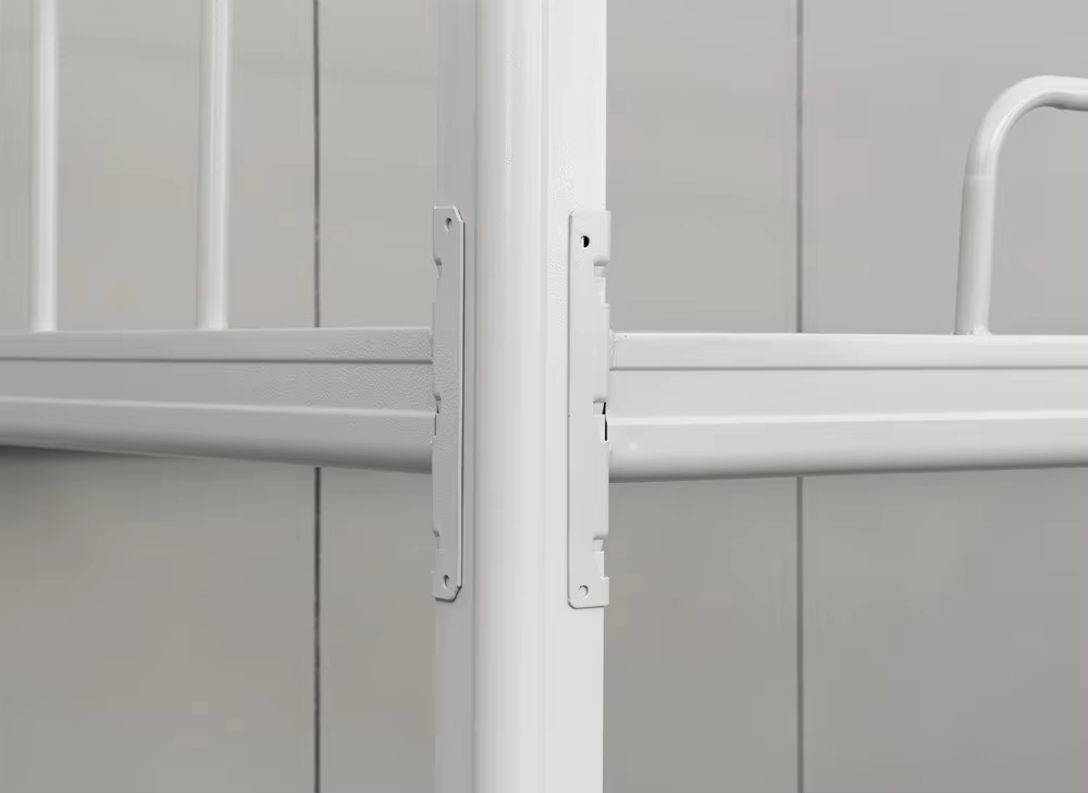 factory directly sales metal bunk beds school home hotel use dormitory bunk bed for adults children-0