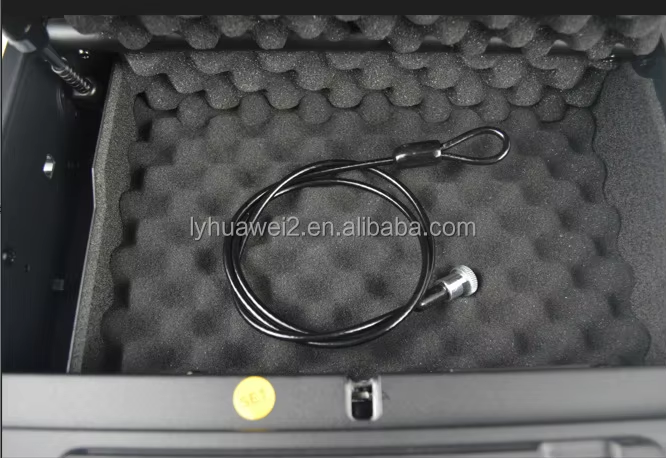 product biometric key electronic digital safe fingerprint gun safe box handgun safe with auto open lid-1