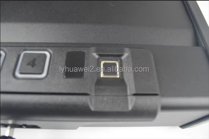 product biometric key electronic digital safe fingerprint gun safe box handgun safe with auto open lid-2