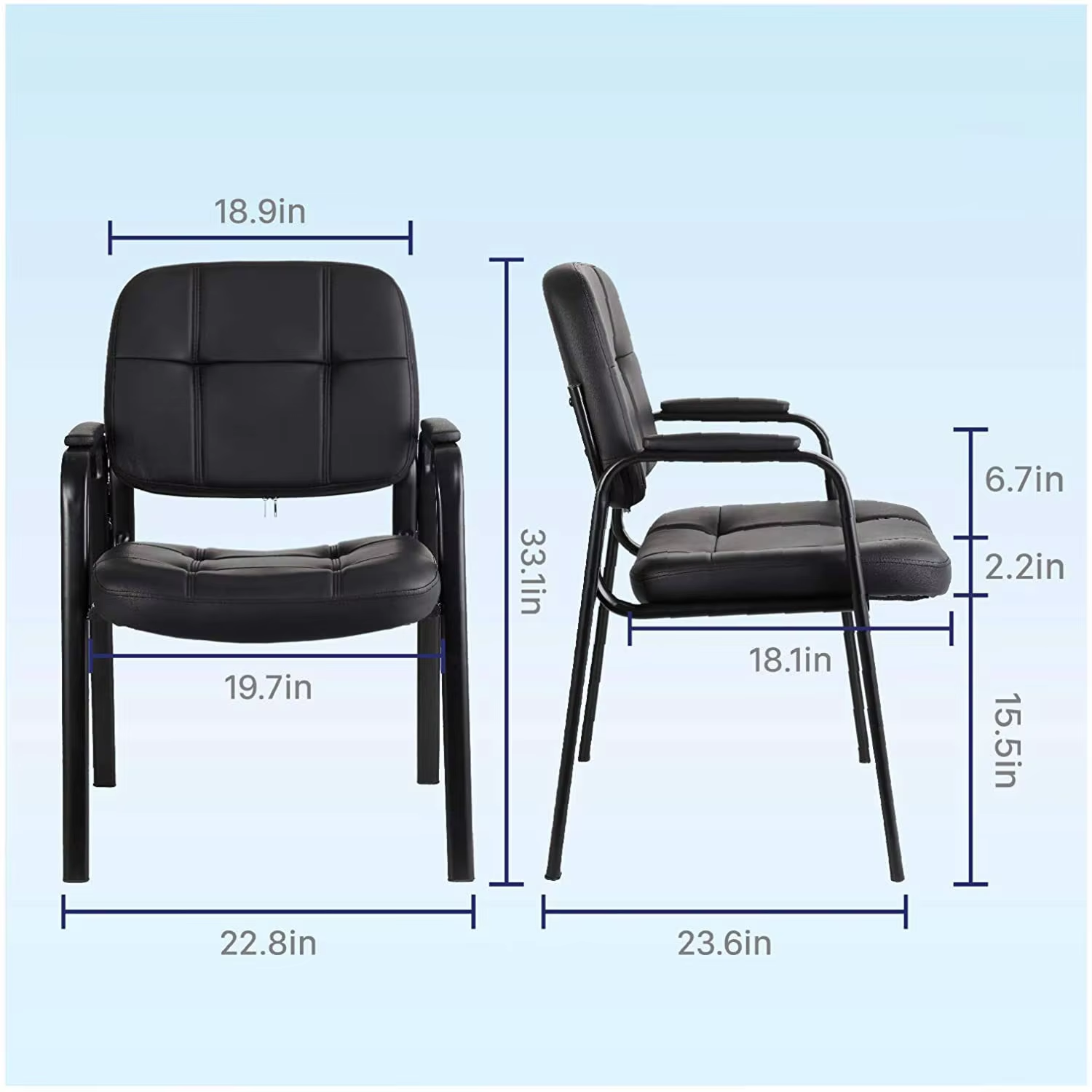 product wholesale simple conference room chair mesh staff training chair computer backrest synthetic leather office chairs-6