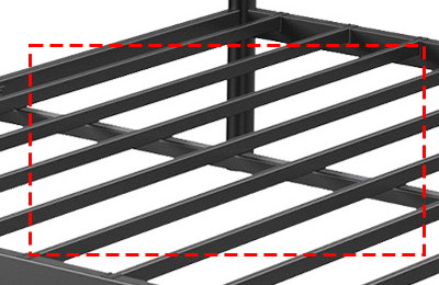 steel double beds frame school home hotel dormitory bunk metal beds for kids adults-2