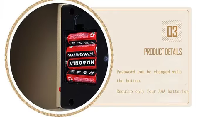 Black Color Home Office Fire Proof Digital Deposit Cash Money Electronic Locks Hotel Room Safe Box Locker Safe Cabinet factory