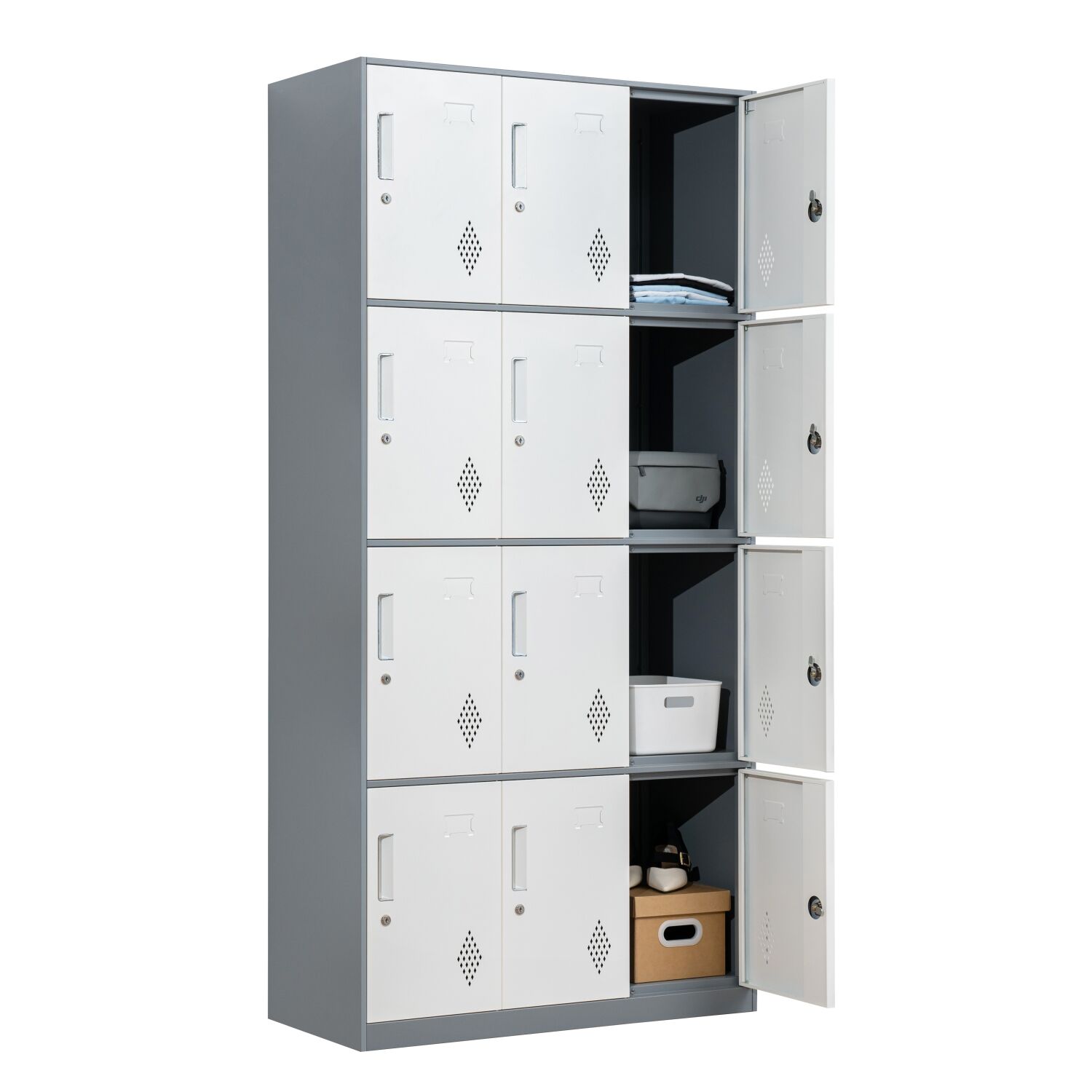 9/12/24 Door Metal Storage Locker Cabinet Employee Clothing Steel Locker