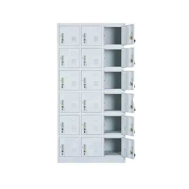 24 doors staff locker metal locker cabinet 18 doors-2