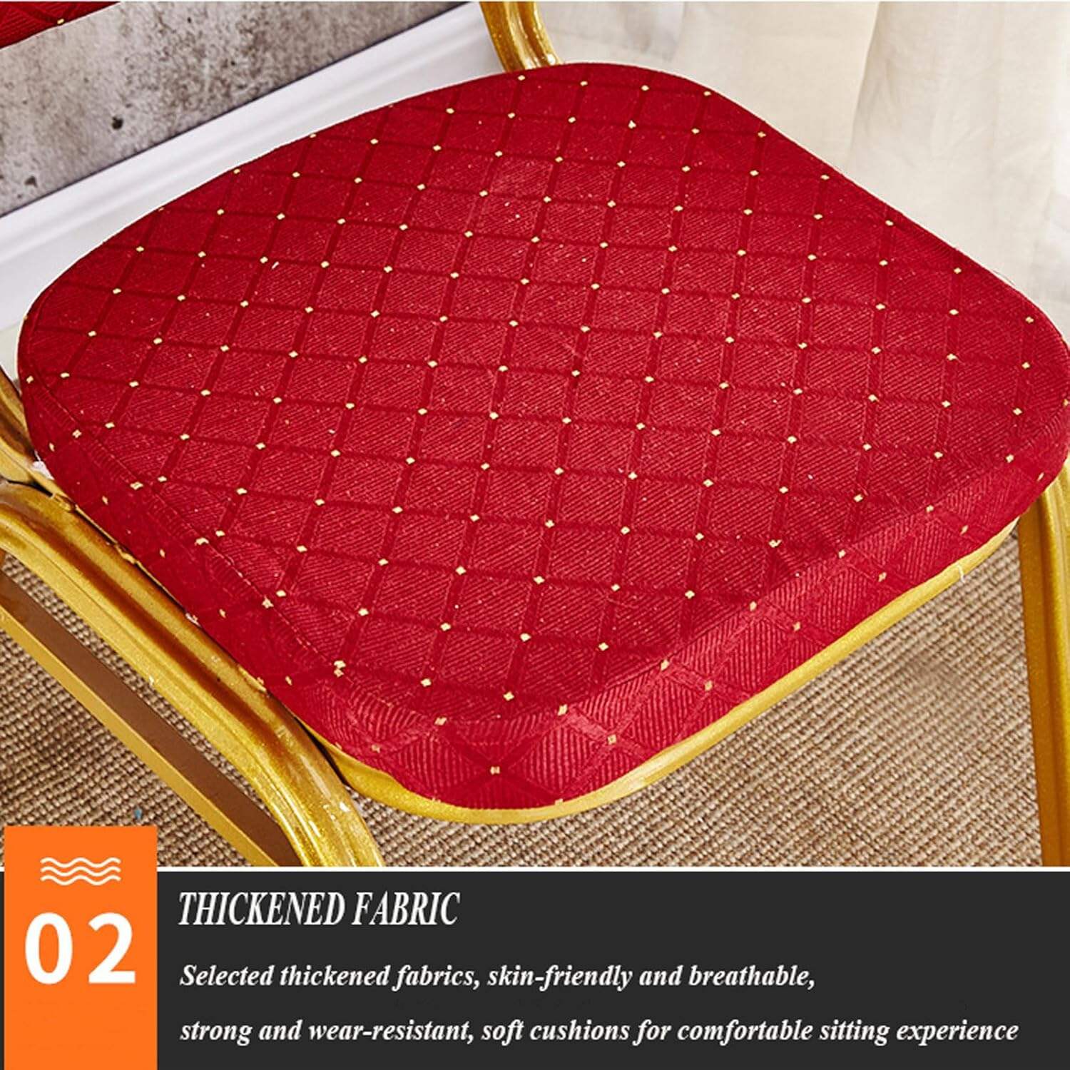 metal frame stackable banquet chair cheap church hall party hotel wedding chair-1