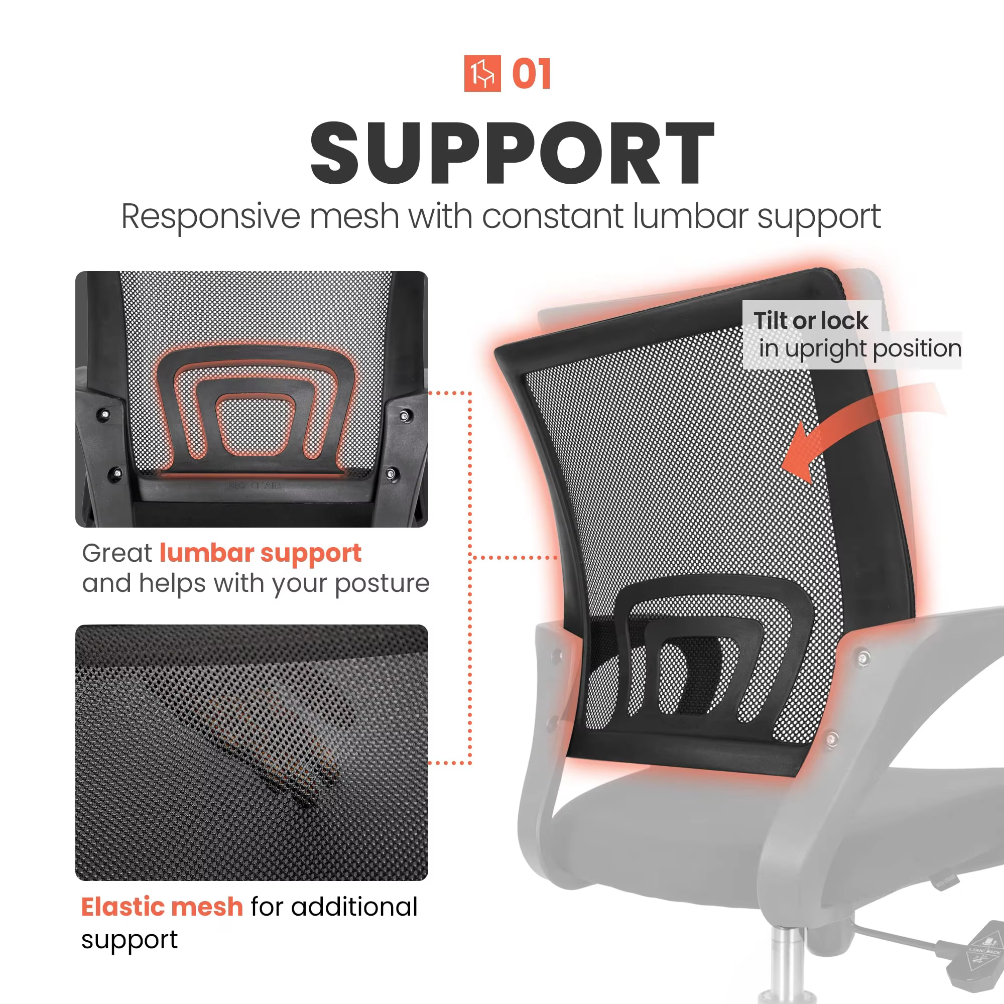 Office Furniture Comfortable Ergonomic Office Computer Chair Medium Back Office Swivel Chair details