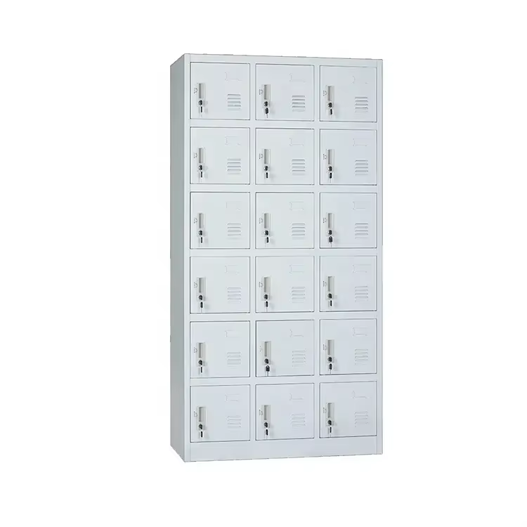24 doors staff locker metal locker cabinet 18 doors-1