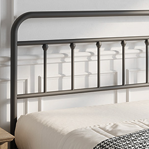 product in stock twin size metal bed steel single bed metal complete platform bed-0