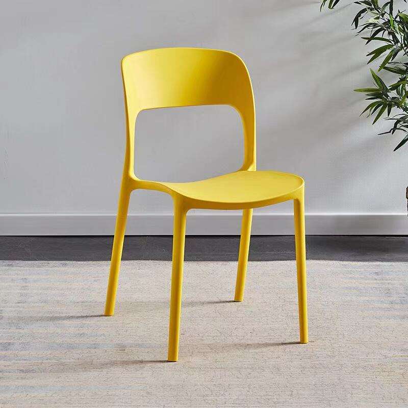 product cheap price plastic dining chair modern restaurant furniture stackable pp plastic chair-2