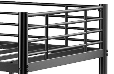 steel double beds frame school home hotel dormitory bunk metal beds for kids adults-1