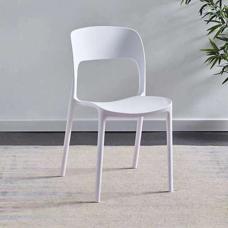 product cheap price plastic dining chair modern restaurant furniture stackable pp plastic chair-1