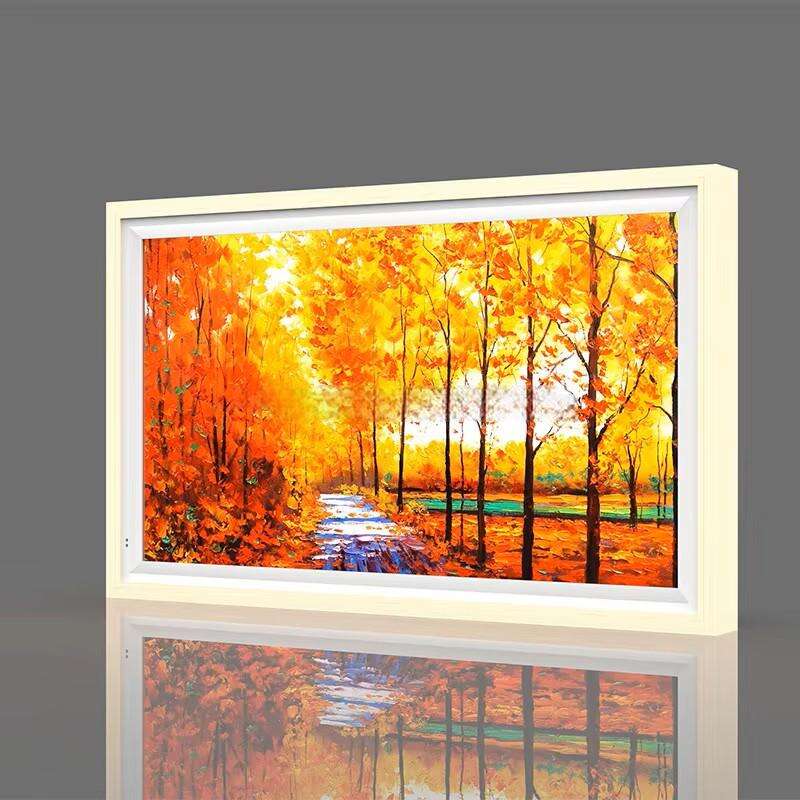 32/55 orlach Taispeántas fógraíochta LCD crochta ar an mballa taispeántas ard gile HD cliste Comharthaíocht Digití agus taispeáint