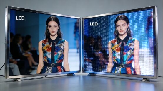 Pourquoi les écrans publicitaires LCD remplacent-ils progressivement les écrans LED ?