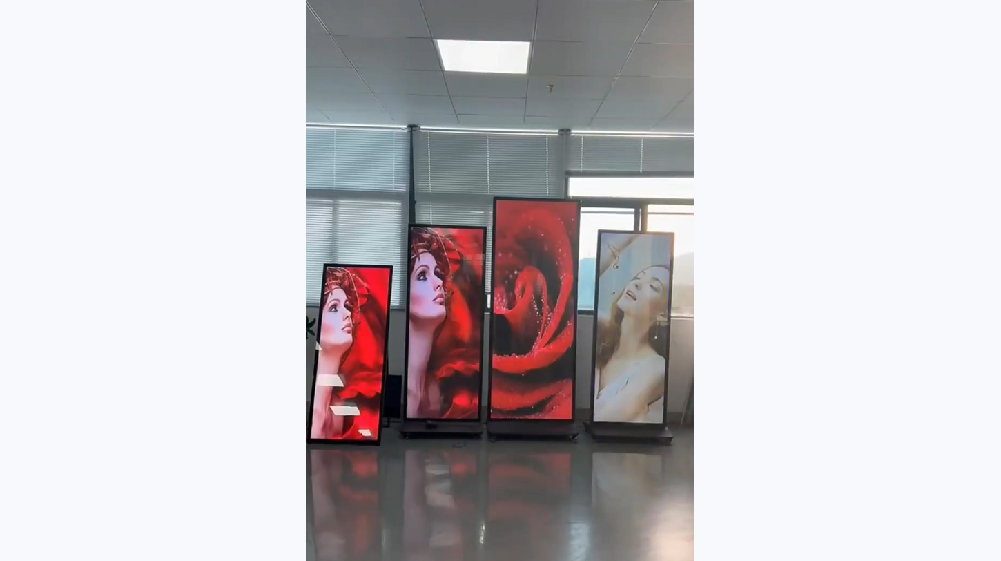 Fully Floor-Standing Advertising Machine Display