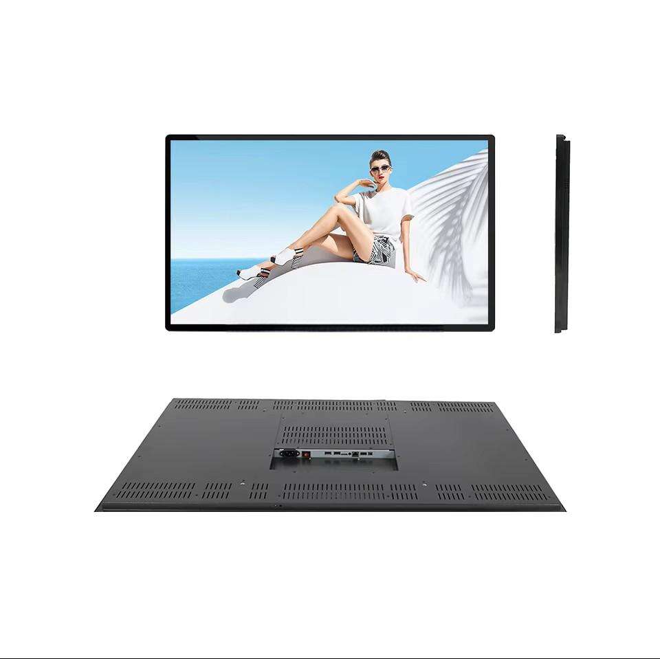 43/49/55 بوصة تدعم عرض FHD/4K عالي السطوع 1000-2500 نيت عرض إعلانات LCD نافذة لافتات رقمية وعرض