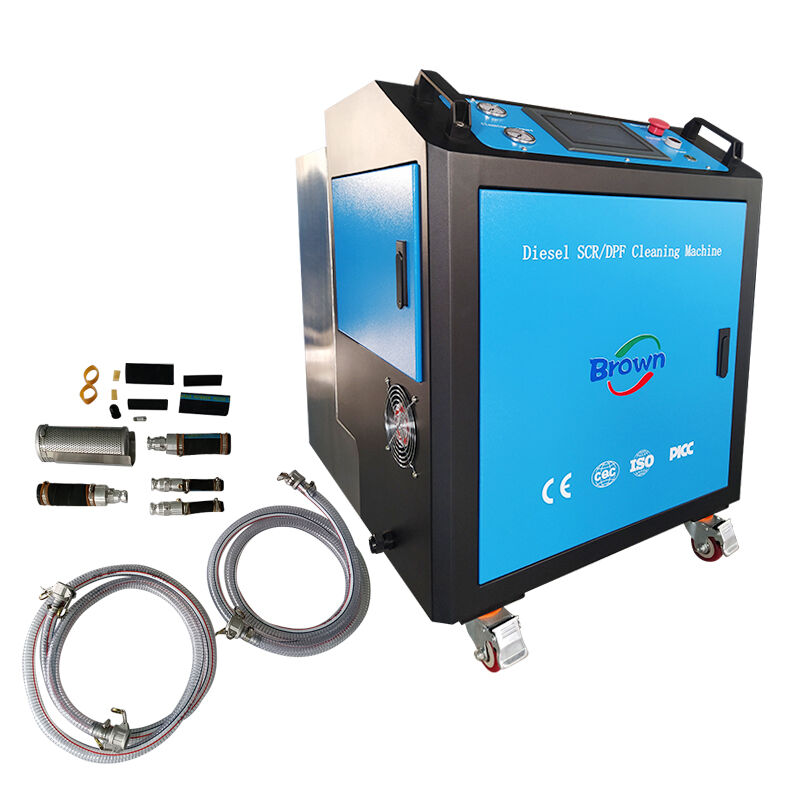 How does a dpf cleaning machine restore filter performance?