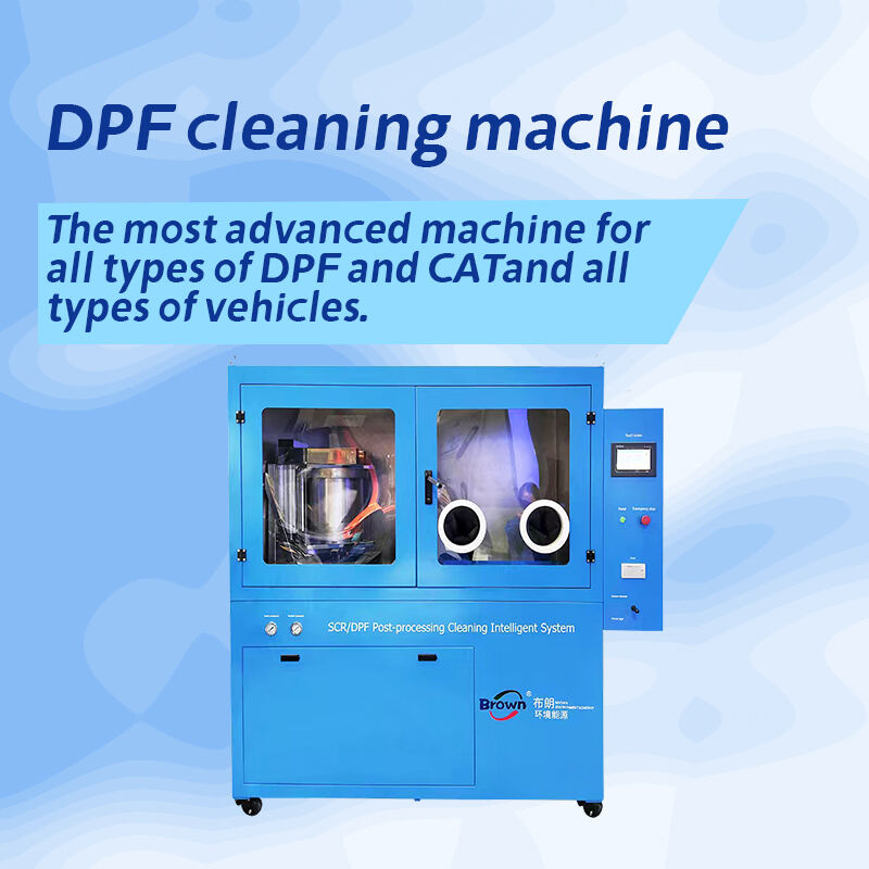 SCR DPF Post-processing Intelligent Cleaning Machine