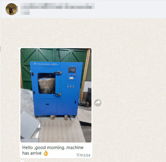 The latest customer in the Netherlands received dpf cleaning machine b02plus
