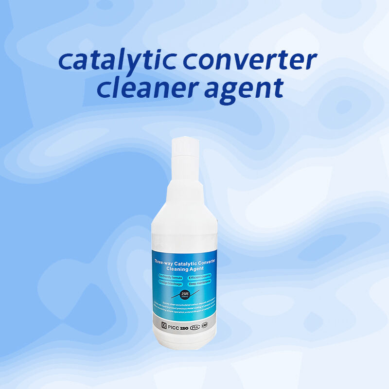 Three way catalytic converter cleaning agent