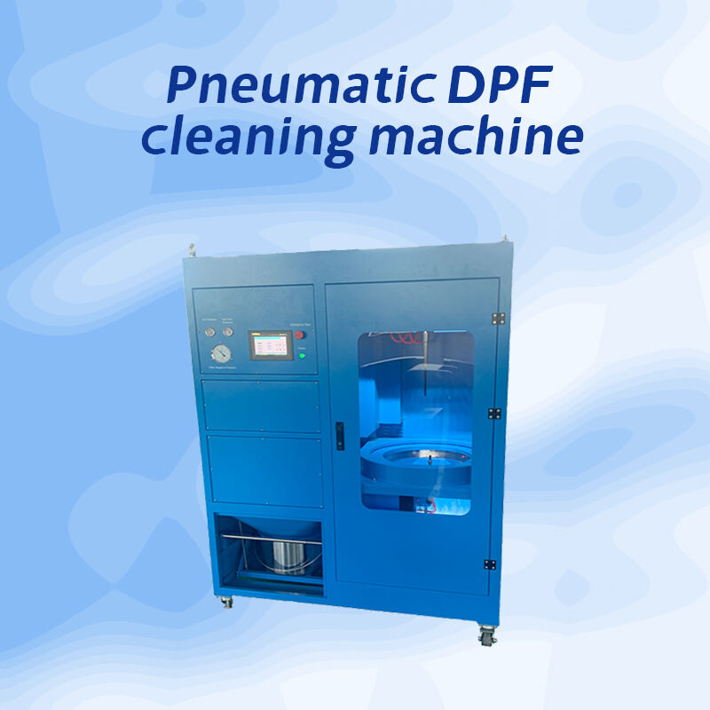 Pneumatic DPF cleaning machine