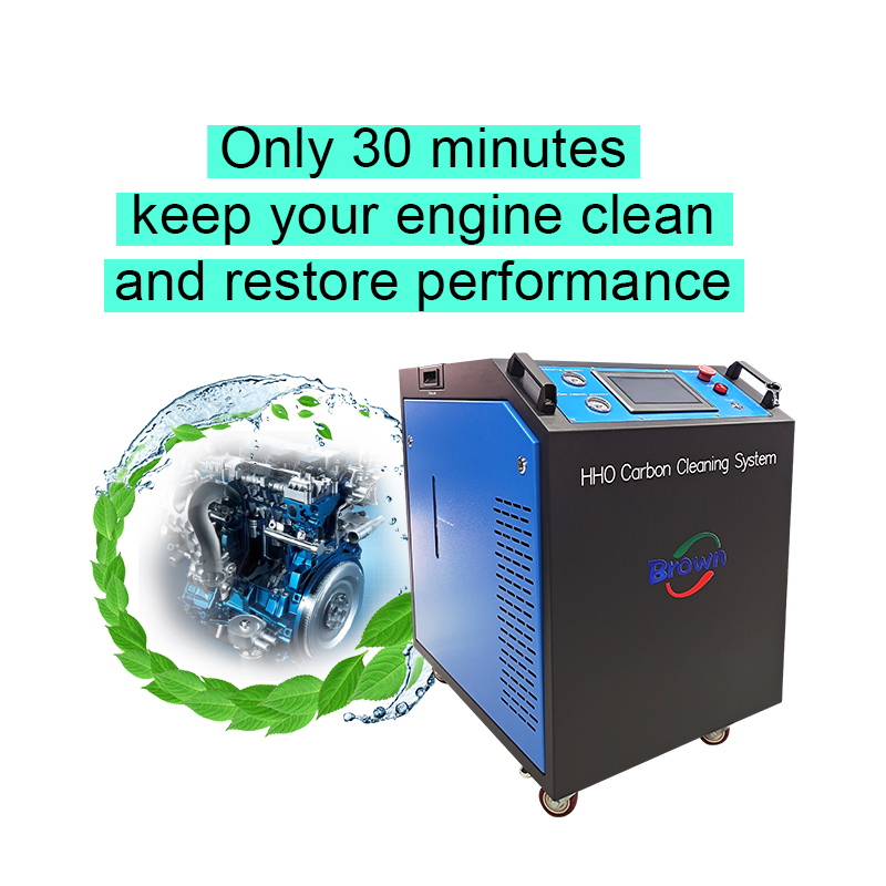 Application of hydrogen oxygen engine in the field of engine carbon removal