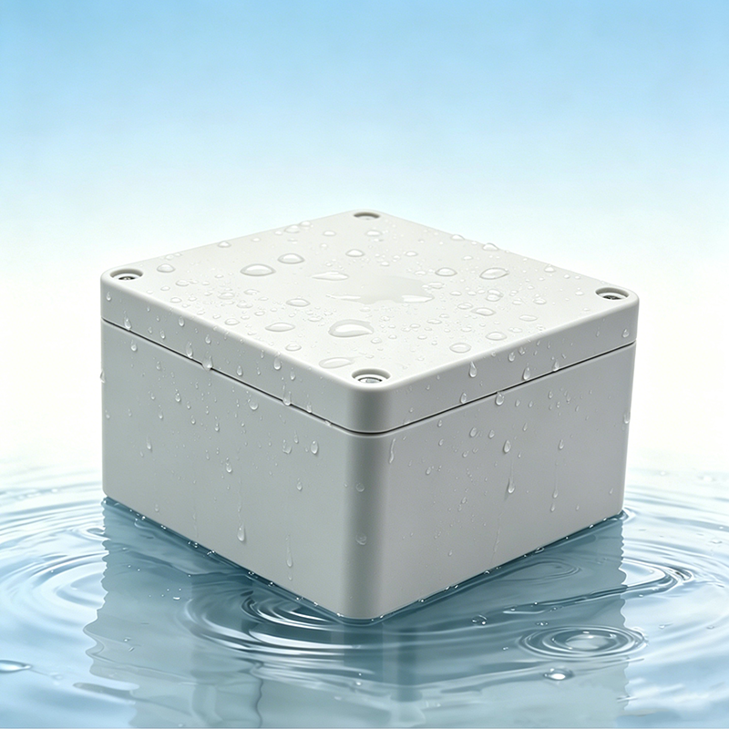IP65 Rated Waterproof Box Small Outdoor Electrical Junction Enclosure ABS Plastic with Screw Fixing Holes waterproof outdoor electrical box