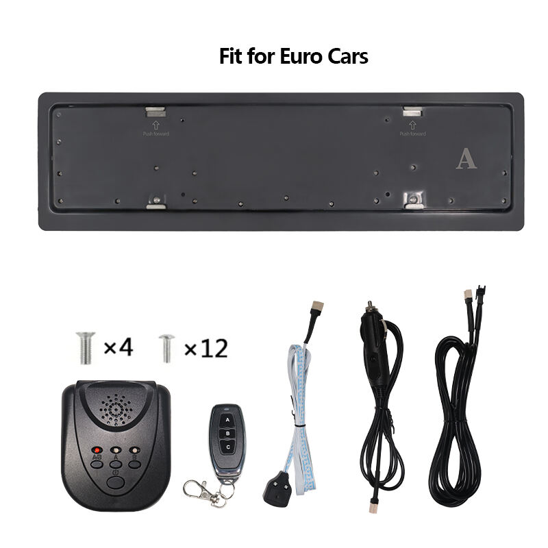 Eu Car Registration Stealth License Plate Cover Flipped