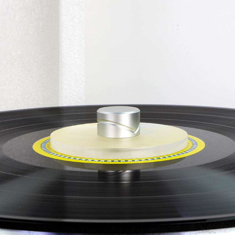 GK-R22S Acrylic Record clamp anti viberation, improve sound quality for turntables