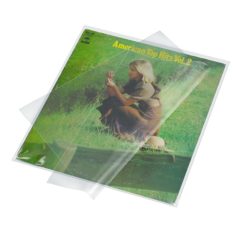 Hohe Transparenz LP-Schallplattenäußere Hülle dicker PP Vinylplattenalbenhüllen