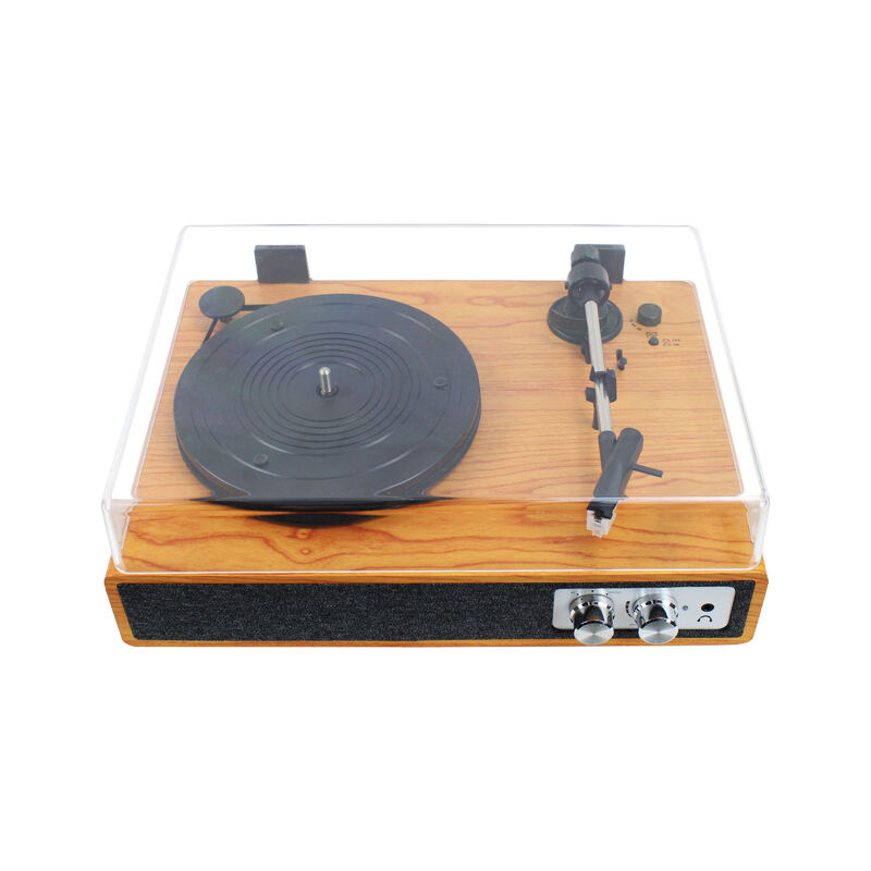 RP-21 Multifunktionales Grammofon Schallplattenabspieler Vinyl-Schallplattenabspieler mit Staubabdeckung