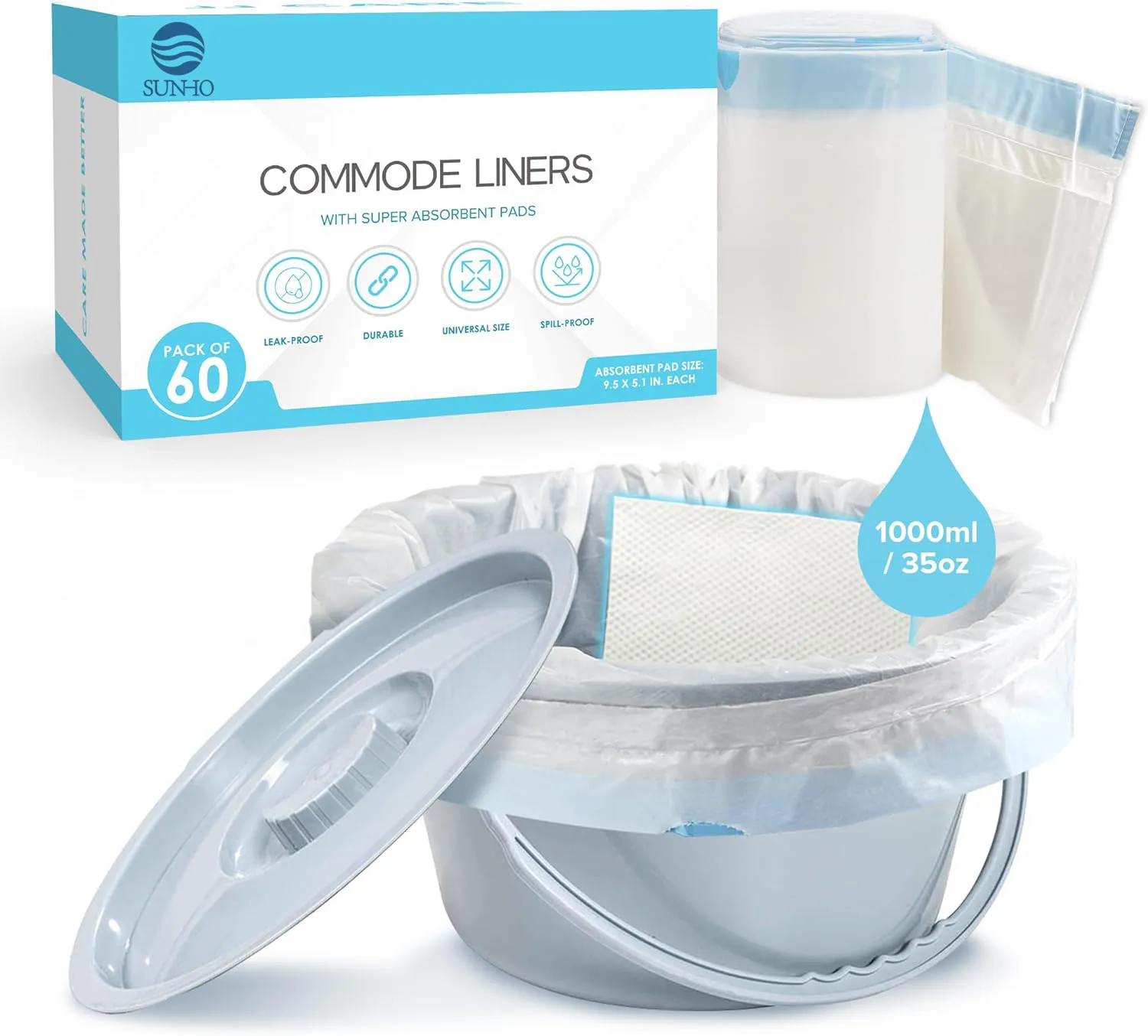 ¿Vale la pena el precio de las fundas superabsorbentes para inodoros portátiles?