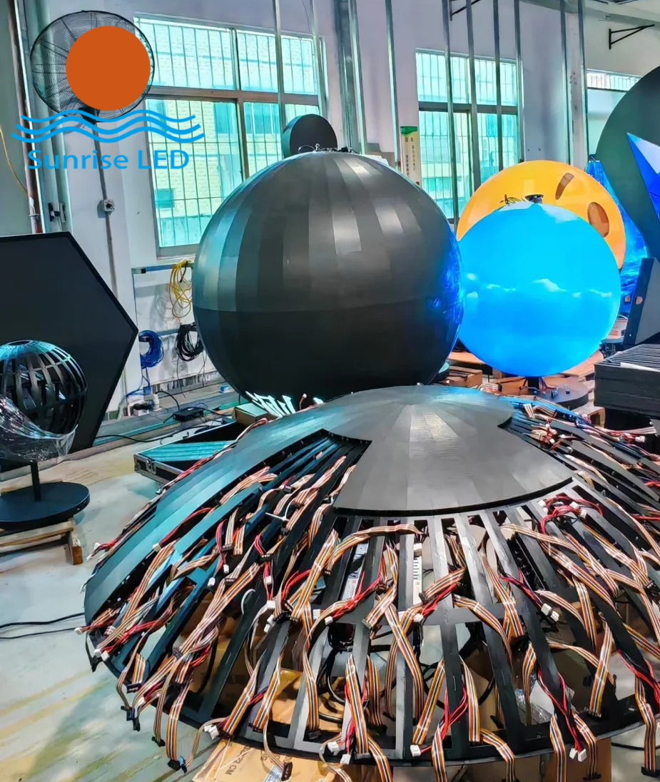 Creative display mainstream LED spherical screen to experience visual miracles