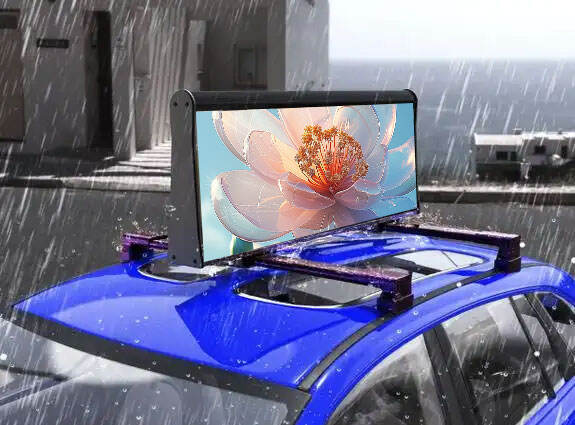 Taxi Top LED-Display: Mobile Werbung in der Stadt