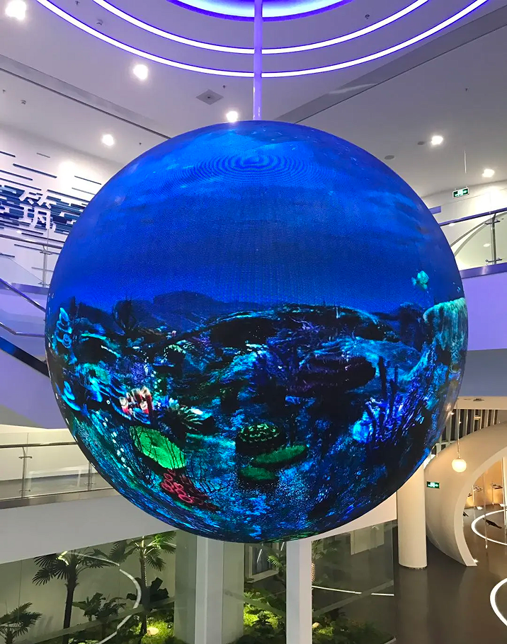 Kugelförmiges LED-Display: Faszinierende 360-Grad-Visualisierungen erstellen