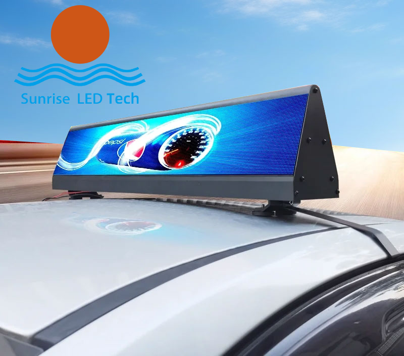 ¿Qué ventajas ofrecen los anuncios LED en la parte superior de los taxis para la publicidad?