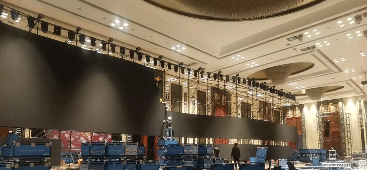 What rental LED displays support large-scale event bulk rental?