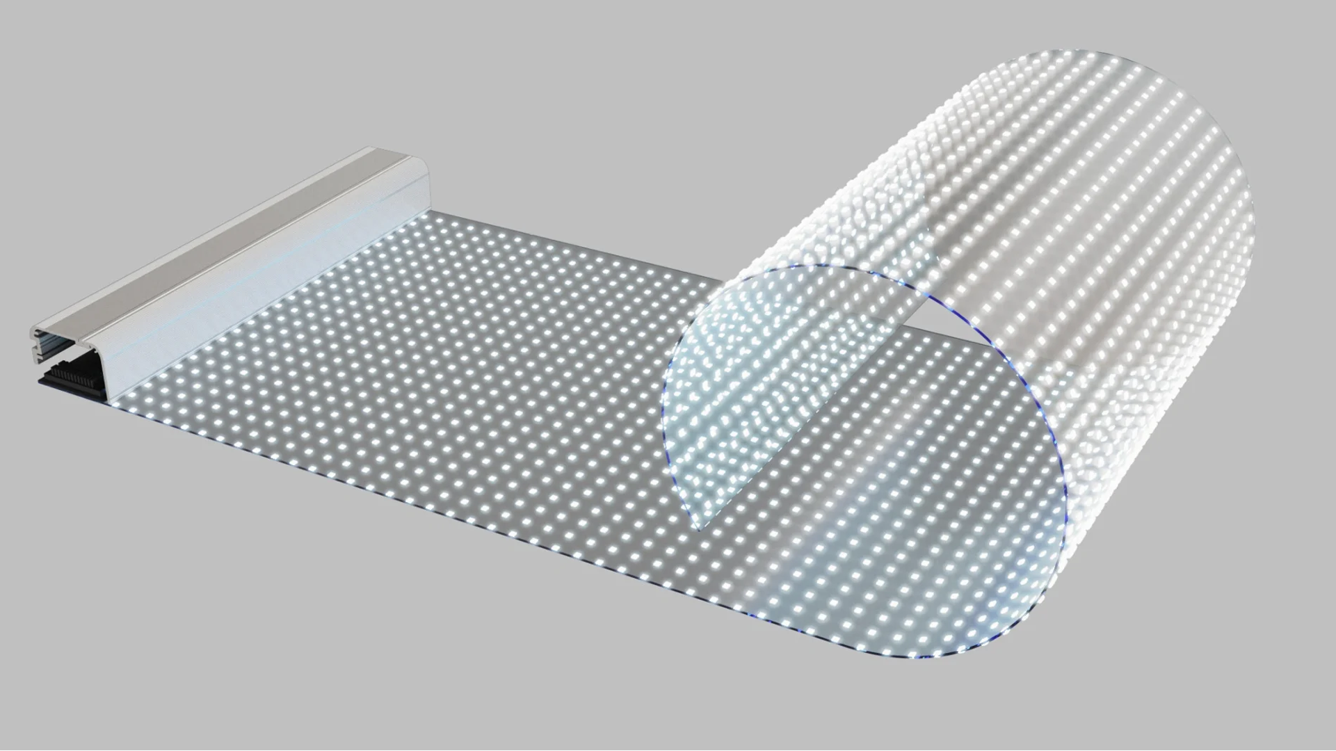 Flexible LED-Display Creative Lösungen für ungewöhnliche Räume