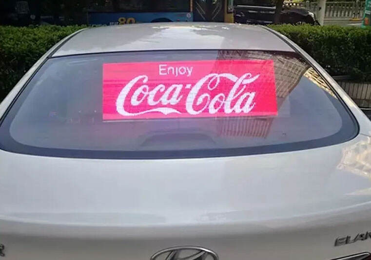 Autofenster-LED-Anzeige: Mobile Werbung auf Rädern