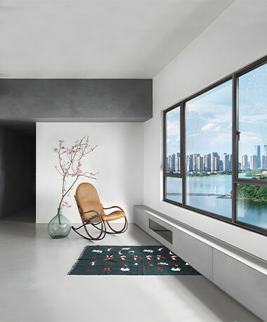 High-end GA75 Narrow Frame Minimalist Style Double Glazed Outward Casement Window