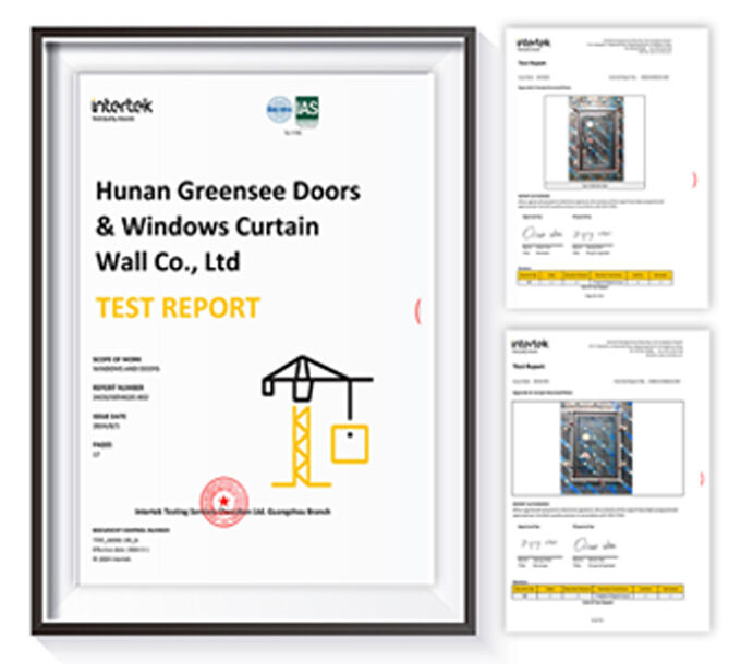 Le porte e finestre del sistema Greensee hanno superato la certificazione dei standard internazionali degli Stati Uniti, dell'Australia e dell'Europa!