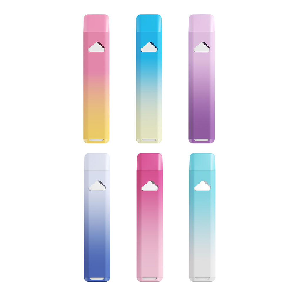 Vaporizador CBD/THC Descartável Sem Poste com Dupla Ventilação 0,5ml/1ml/2ml