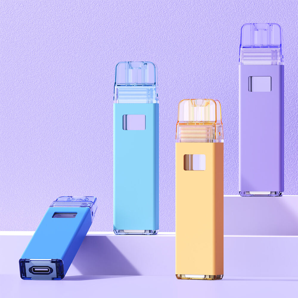 Vaporizador CBD/THC Descartável Sem Poste com Dupla Ventilação 1ml/2ml