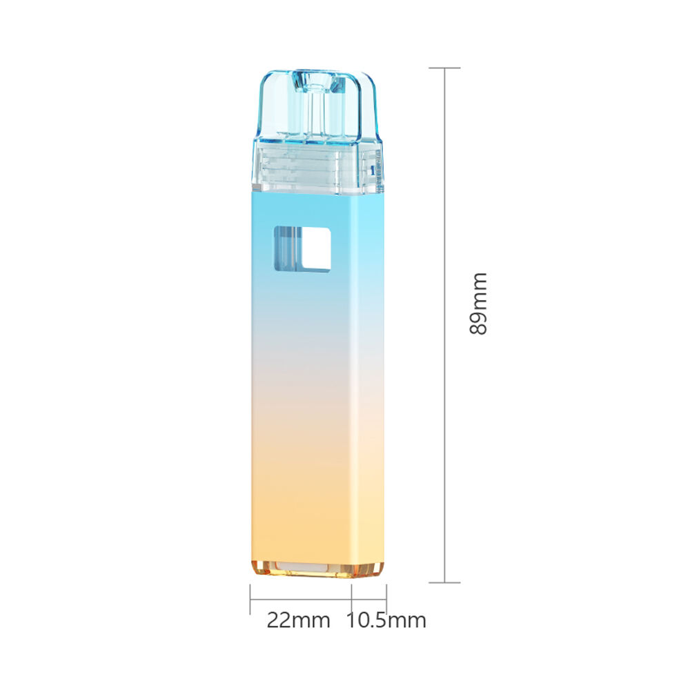 Vaporizador CBD/THC Descartável Sem Poste com Dupla Ventilação 1ml/2ml