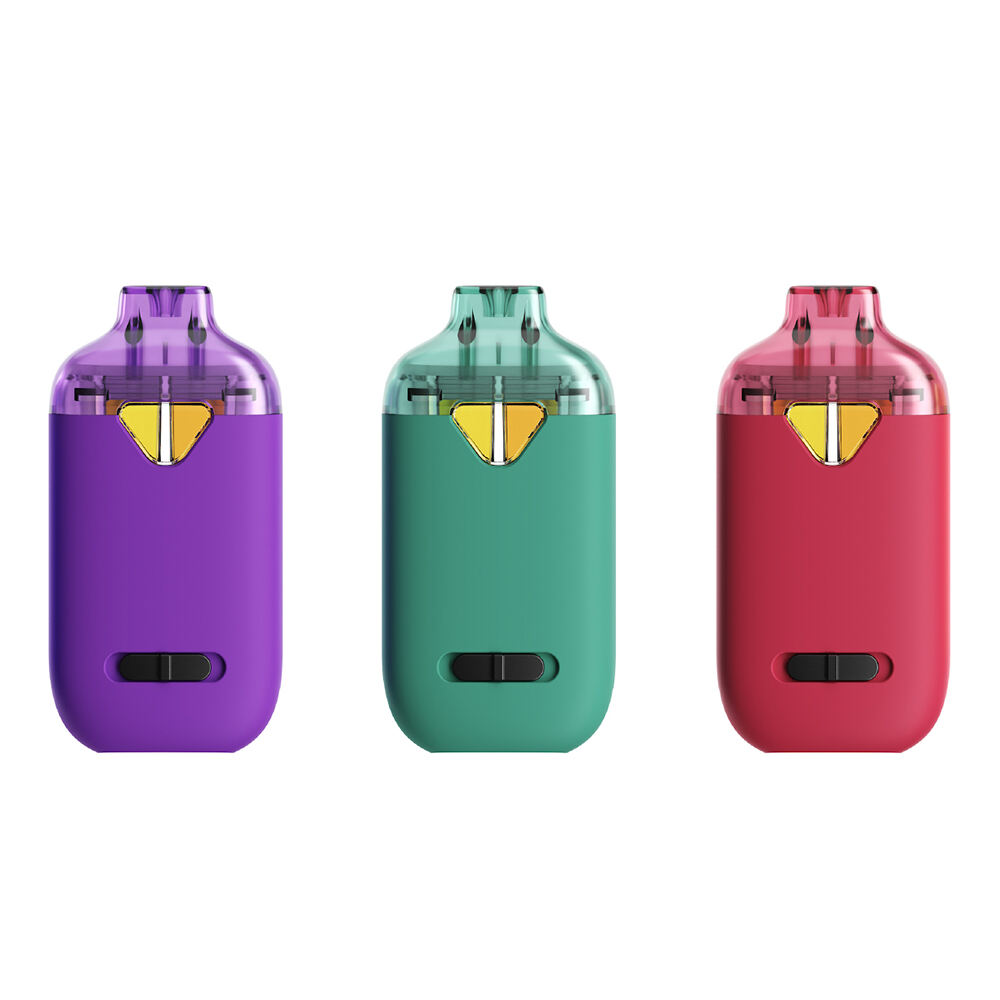 Vaporizador CBD/THC Descartável de Dupla Câmara com Display de Tela