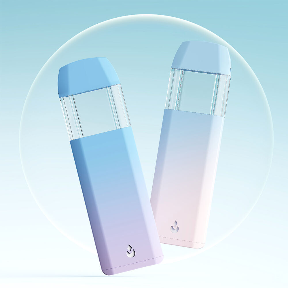 Vaporizador CBD/THC Descartável Sem Poste com Dupla Ventilação 1ml/2ml