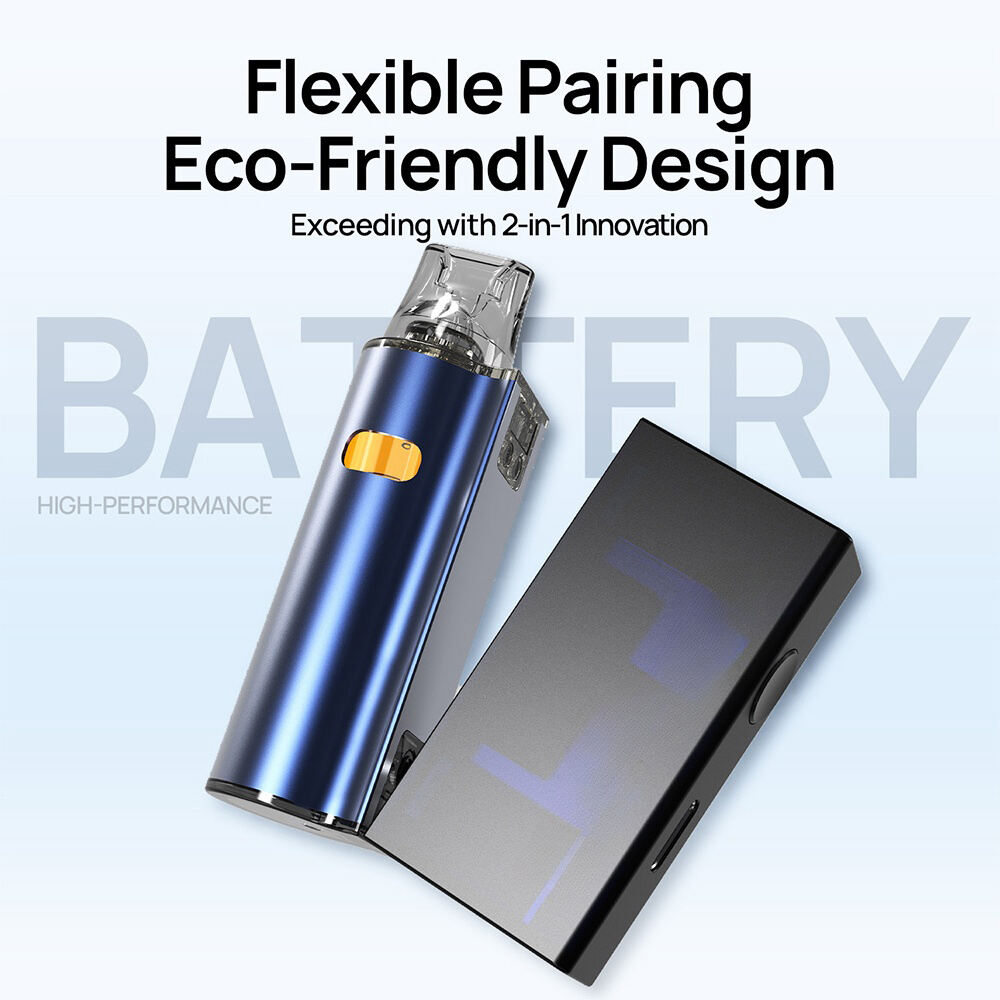Vaporitzador CBD/THC desechable de sistema de càpsules amb pantalla digital sense post