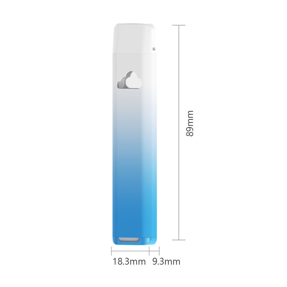Vaporizador CBD/THC Descartável Sem Poste com Dupla Ventilação 0,5ml/1ml/2ml